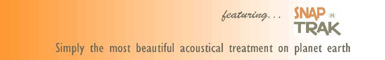 Acoustical treatment from wall upholstery